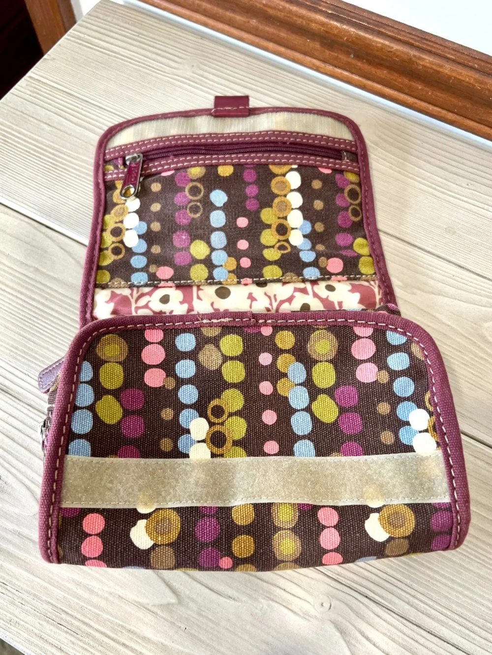 Fossil Key Per Canvas Roll Travel Organizer